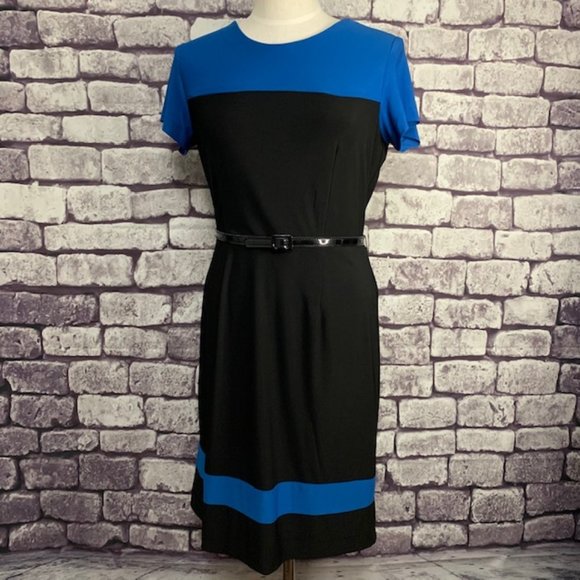 Liz Claiborne Dresses & Skirts - Liz Claiborne Short Sleeve Belted Dress Size M
